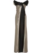 Roland Mouret Fenite Satin-Twill Gown - Lyst