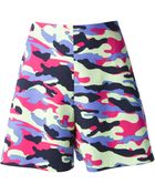 Carven Camouflage Print Shorts - Lyst
