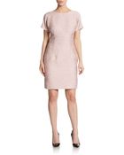 Dolce & Gabbana Cap-Sleeve Jacquard Dress - Lyst