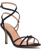 Badgley Mischka Kendal Strappy Satin Sandal - Lyst