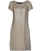 Patrizia Pepe Sera Short Dress - Lyst