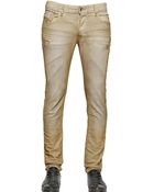 Diesel 17Cm Sleenker Stretch Cotton Denim Jeans - Lyst