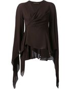 Plein Sud Draped Top - Lyst
