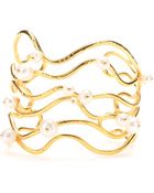 Aurelie Bidermann Cheyne Walk Gold-Plated Cuff - Lyst
