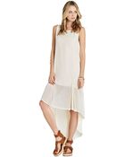BCBGeneration Chiffon Insert Dress - Lyst