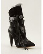 Isabel Marant Strappy Boots - Lyst