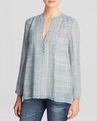 Joie Blouse - Parmena Tonal Braids Silk - Lyst
