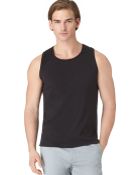 Calvin Klein Jersey with Mesh Overlay Slimfit Tank - Lyst