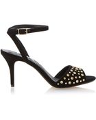 Dune Hepburnn Embellished Heeled Sandals - Lyst