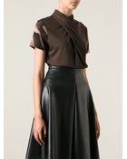 Ferragamo Blouse Top - Lyst