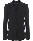 Rag & Bone Slash Silk Blend Blazer - Lyst
