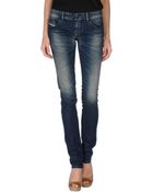 Diesel Denim Trousers - Lyst