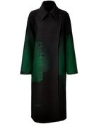 Akris Printed Wool Coat - Lyst