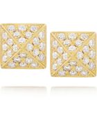 Anita Ko Spike 18-Karat Gold Diamond Earrings - Lyst