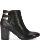 Calvin Klein Women'S Ahlam Short Booties - Lyst