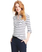 Tommy Hilfiger Stripe Henley - Lyst