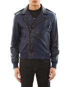 McQ by Alexander McQueen Leather Biker Jacket - Lyst