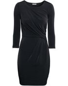 H&M Draped Dress - Lyst