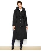 London Fog Plus Size Long Belted Trench Coat - Lyst