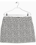 Mango Jacquard Cotton Miniskirt - Lyst