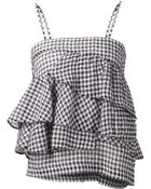 Chloé Ruffle Detail Top - Lyst