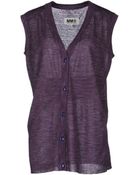 Mm6 By Maison Martin Margiela Cardigan - Lyst