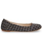 Toms Black And Grey Plaid Women'S Ballet Flats - Lyst