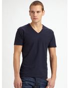 Diesel Slubbed V-neck Tee - Lyst