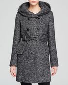 Calvin Klein Coat - Short Collar Wool - Lyst