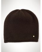Lauren by Ralph Lauren Cashmere Waffle-Knit Skull Cap - Lyst