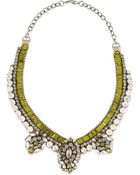 Valentino Swarvoski Crystal Necklace - Lyst
