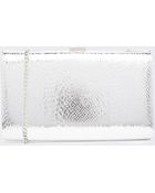 Dune Beloise Metallic Clutch Bag - Lyst