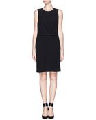 Theory 'Dialia' Drape Front Dress - Lyst
