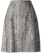 Balenciaga Printed A-Line Skirt - Lyst