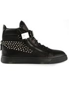 Giuseppe Zanotti Studded Hi-Top Sneakers - Lyst