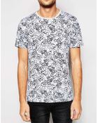 Selected T-Shirt With Mickey Mouse Print - Lyst