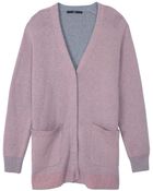 Tibi Jacquard Cozy Cardigan - Lyst
