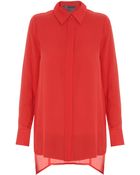 Vince Silk Shirt - Lyst
