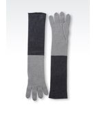 Giorgio Armani Long Knit Glove - Lyst