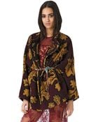 Burberry Prorsum Wool & Cashmere Blend Blanket Coat - Lyst