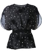 Giambattista Valli Dotted Blouse - Lyst
