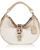 Diane von Furstenberg Sutra Canvas And Leather Shoulder Bag - Lyst