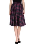 MSGM Knee Length Skirt - Lyst
