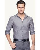 Ralph Lauren Black Label Chambray Sloan Sport Shirt - Lyst