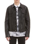 Helmut Lang Perforated Lambskin Jacket - Lyst