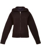 Marc Jacobs Brushed Cashmere-Blend Hooded Top - Lyst