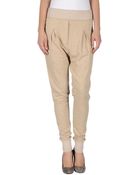Pinko Grey Casual Trouser - Lyst