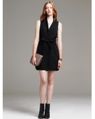 Banana Republic Heritage Tie-Front Dress - Lyst