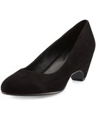 Eileen Fisher Comma Suede Wedge Pump - Lyst