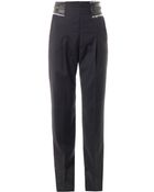 Kenzo Tailored Wool-Crepe Trousers - Lyst
